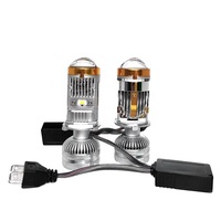 RR Car MINI H4 Hyperboloid Bi LED projecteur lentille avec trois groupes de faisceau lumineux pour projecteur auto phares led rénovation