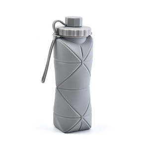 Large Capacity <b>Collapsible</b> Silicone <b>Water</b> <b>Bottles</b> Portable BPA-Free Cups with Leakproof Valve for Outdoor Travel and Daily Use - Product Image 6