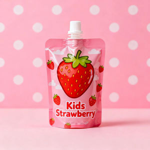 Bolsa de Plástico PE Portátil Personalizada a Prueba de Humedad con Boquilla y Impresión por Grabado para Envasado de Alimentos para Bebés, Alimentos para Mascotas y Líquidos - Product Image 1