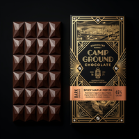 Emballage de barre chocolatée en carton blanc de qualité alimentaire de luxe avec impression personnalisée