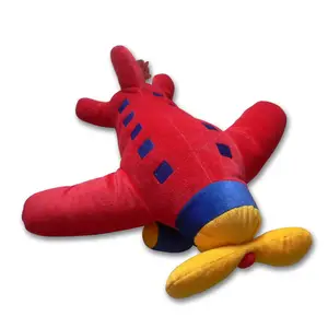FAMA OEKO Audit Plush Stuffed Toy Plane Pillow Early Education Cultivation children's understanding of plane Plush Toy Plane