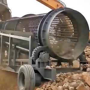 Meilleur Prix – Crible vibrant circulaire mobile en acier pour <span class=keywords><strong>compost</strong></span> et terre de surface, haute efficacité, garantie 1 an – Pour l'extraction minière - Product Image 3