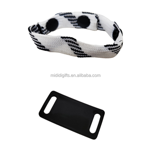 Benutzer definierte Skate Hockey Spitze Armband mit benutzer definierten Logo Stoff Armbänder Eishockey Armbänder Sport Handgelenk bänder Bänder - Product Image 5