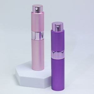 Atomizador de Perfume Portátil Recargable de Aluminio Negro Mate de Alta Calidad, 5ml, 8ml, 10ml, con Sistema de Giro - Product Image 5