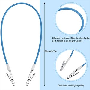 Thép không gỉ nha khoa BIB <span class=keywords><strong>Clip</strong></span> chuỗi OEM autoclavable Silicone bệnh nhân <span class=keywords><strong>Clip</strong></span> khăn <span class=keywords><strong>Clip</strong></span> nha khoa disposables - Product Image 5