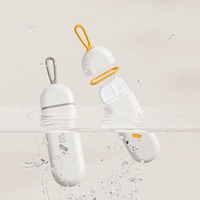 Boîte à pilules portable de style nordique en ABS de la marque Shixia, 3 compartiments, distributeur de comprimés, kit de rangement pour médicaments, organiseur, étui à pilules