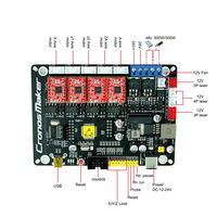 Carte de contrôle GRBL 4 axes, carte de contrôle CNC hors ligne, 3018 2418, applicable pour graveur laser CNC