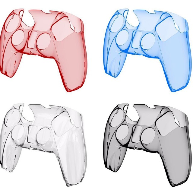 Dual Sene Controller Clear PC Cover 0.8mm Ultra-thin Transparent Protector Case Gamepad Housing Shell for PS5