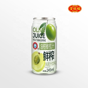 Nguồn đồ uống mới lạ: hương vị độc đáo cho kinh doanh toàn cầu OEM/ODM NFC sắt có thể dầu quýt và nước ép ô liu - Product Image 1