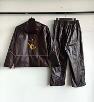 Ensemble de survêtement thermochromique professionnel pour hommes, veste et pantalon 2 pièces, vêtements techniques Gorpcore, couleur changeante sensible à la chaleur