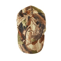 Casquette plate en polyester camouflage personnalisée, chapeau de pêche camouflage, équipement de baseball pour hommes