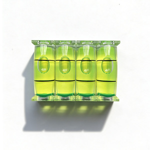YU JIA [15*15*40] Industrieller grüner PMMA-Flüssigkeitsnivellierer für kleine Flaschen – Präziser Blasenwasserstandsanzeiger - Product Image 1