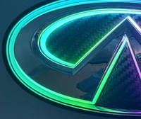 Cocok untuk G37 Q50 Q60 Q70 Lampu Mobil LED RGB Non-Bleeding dengan Karbon Forged Honeycomb