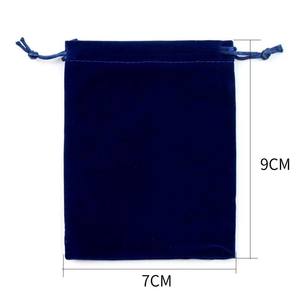 Collar sencillo de <span class=keywords><strong>Titanic</strong></span> Heart of Ocean, collar con colgante de corazón de amor de cristal azul para siempre con bolsa de terciopelo para mujer - Product Image 6