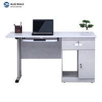 Missblue — table de bureau à 4 tiroirs, en acier, de qualité supérieure, nouveau design, meuble d'usine