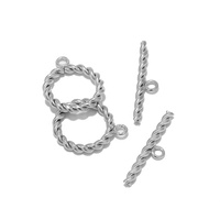 Fermoirs OT torsadés couleur or simples pour la fabrication de bijoux DIY, crochets de collier, connecteurs de bracelets, fournitures et composants