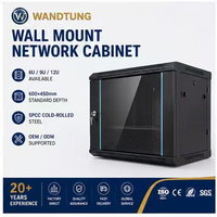 Armoire de serveur murale intérieure 19 pouces 6U/9U/12U en acier SPCC pour centre de données – En stock
