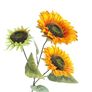 Girasoles Artificiales de 66 cm, Flor de Seda de Alta Simulación, Accesorios de Decoración para Bodas y Hogar - Product Image 5