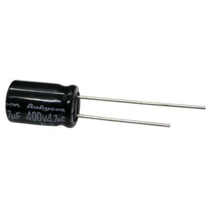 Composants électroniques 400v 4.7uf ese Ruby, condensateur électrolytique importé, 105 degrés, 8x11.5mm - Product Image 1