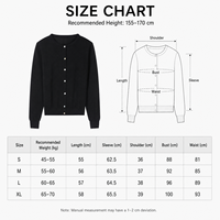 Pull en laine mérinos douce pour femme, col rond, manches longues, boutonné, coupe ajustée, noir uni, minimaliste, simple boutonnage, automne-hiver