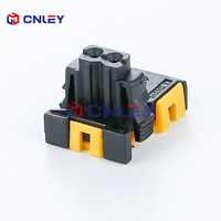 Connecteur de voiture noir à 2 trous, 2 fils, 2 broches, mâle/femelle, pour faisceau d'airbag, avec contacts en cuivre, boîtier en nylon, indice de protection IP66