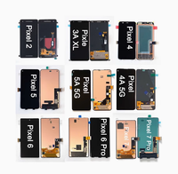 Assemblage Écran LCD avec Cadre pour Google Pixel 5 4 3 2 3XL 4XL 3A 4A 5A 4G