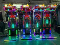 Machine de boxe d'arcade commerciale à monnayeur pour parc d'attractions, machine de jeu électronique de force de frappe