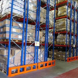 Système de rayonnage VNA à 5 niveaux en acier pour entrepôt, rayonnage à palettes, rayonnage à allées étroites pour cartons - Product Image 1