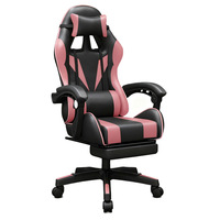 Chaise de jeu ergonomique en métal pour la maison, chaise de bureau inclinable, siège de jeu paresseux avec dossier, confortable pour longues sessions, réglable en hauteur, idéale pour dortoir