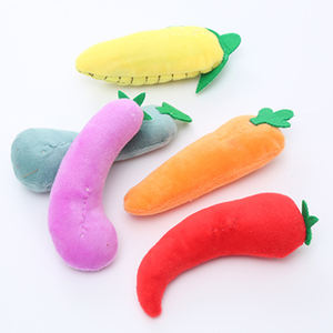 Toptan Evcil Hayvan Malzemeleri Kedi Oyuncakları Yeni Kedi Nanesi Sebze Şeklinde Küçük Peluş Serisi Evcil Hayvanlar İçin Peluş Oyuncak Dolgulu Kedi Peluş Oyuncak - Product Image 6