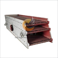 Machine de criblage de sable vibrant robuste à haut rendement avec moteur et engrenage