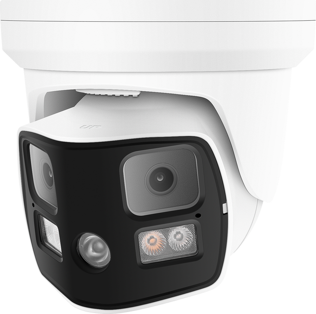 8K NDAA Compliant Panoramic 16MP Dual-lens Hybrid Light Face Detection VCA AI Smart Function Two-way Audio IP POE Network Camera