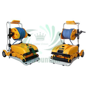 Vente en gros 2024 OEM <span class=keywords><strong>chariot</strong></span> <span class=keywords><strong>robot</strong></span> aspirateur de sol électrique pour piscines extérieures et jardin - Product Image 4