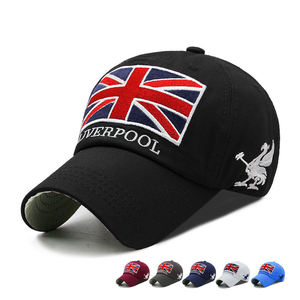 Fashionable Cool <strong>Hats</strong> British <strong>UK</strong> Country Embroidered Baseball Caps Outdoor Duckbill Trucker Caps for <strong>Men</strong> and Women - Product Image 1