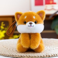 Peluche de chiot mignonne et petite, personnalisée, adorable compagnon de bureau, fabriquée à la main en usine, mascotte en peluche, jouets en peluche