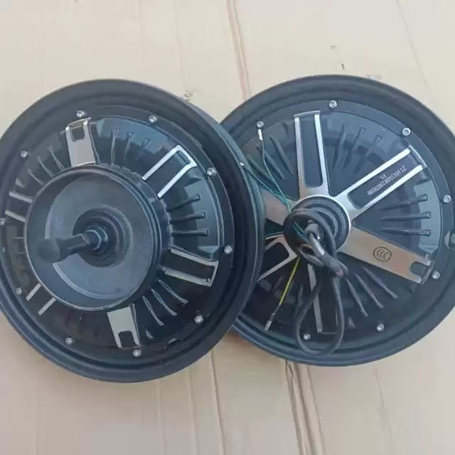 14 Inch 350W Brushless Gearless Hub Motor for Electric Bicycles  Electric Bike Wheel Hub Motor