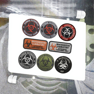 Patchs tactiques de moral en tissu non-tissé, motif brodé, équipe de réponse aux épidémies de zombies, avec fixation auto-agrippante pour brassard - Product Image 2