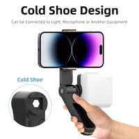 Mini trépied professionnel en fibre de carbone pour téléphone, stabilisateur de cardan, perche à selfie pliable, télécommande sans fil pour smartphone
