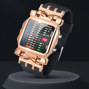 Lớn quay số mát công nghệ điện tử người đàn ông nhị phân Led thể thao đồng hồ kỹ thuật số - Product Image 4