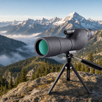 Télescope zoom haute puissance 25-75X60, étanche à l'eau, portée 1000m, observation d'oiseaux professionnelle, chasse, objectif à grande ouverture HD