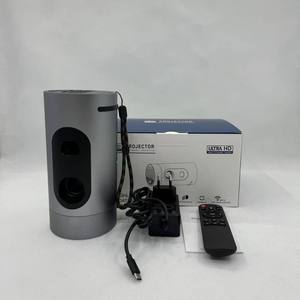 Proyector <span class=keywords><strong>CRT</strong></span> para Exteriores Q8 Transfronterizo, Mini Proyector HD <span class=keywords><strong>1080</strong></span> Portátil 3D Integrado para Cine en Casa y Oficina, Android 11, EE. UU. - Product Image 3