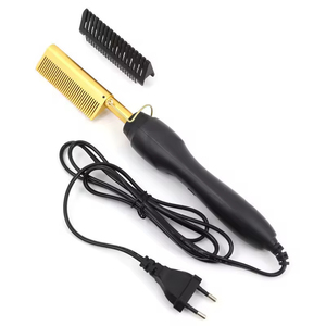 Peigne chauffant électrique USB haute température 2026, nouveau modèle, fonction de pressage à chaud pour boucler et lisser les cheveux, usage domestique, vente chaude - Product Image 4