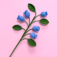 2026 Op maat gemaakte gebreide multi-head fruit haakbloemen katoenen garen patches citroen gardenia bosbes gardenia bosbes haakwerk