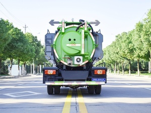 Camion d'aspiration des eaux usées haute pression Foton, véhicule de nettoyage des égouts à haute pression, machine de nettoyage des égouts à jet d'eau - Product Image 6