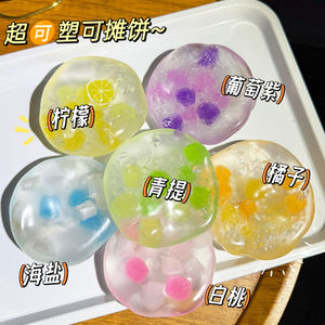 ของเล่นบีบสควิชชี่รูปผลไม้ขนาด 6 ซม. ของเล่นบีบคลายเครียดจากน้ำตาลมอลโทส ของขวัญเพื่อความสุขสำหรับเด็กและผู้ใหญ่ - Product Image 3