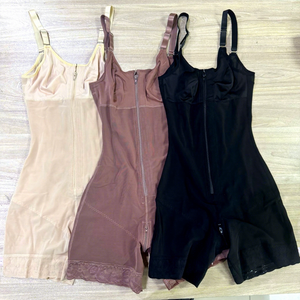 Body modellante da donna con cavallo aperto, compressione e controllo <span class=keywords><strong>pancia</strong></span>, corsetto snellente, solleva glutei, modellatore corpo intero - Product Image 6