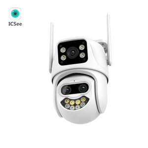 Caméra sans fil ICSee à double objectif 9MP, étanche IP68, surveillance extérieure avec zoom 8X et audio bidirectionnel - Product Image 3