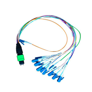 Cable de Fibra Óptica MPO OM4 OM3 OS2, Línea Troncal de Bajo Humo y Cero Halógenos, Alta Densidad, Longitudes Personalizadas, Transmisión Confiable - Product Image 2