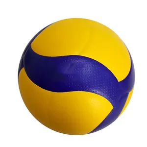 Wholesale Best Price Good Quality Volley Ball Not Easy Leak Durable Yellow Blue Training Volleyball Hot Selling Customized Ball