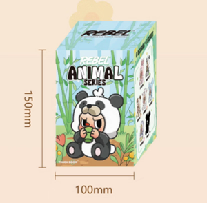 100% Auténtico MINISO REBEL Serie ANIMAL Caja Sorpresa Colección de Decoración de Moda Modelo de Peluche Juguete Colgante Bonito - Product Image 6